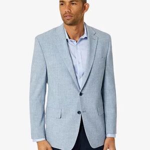 Club Room Sport Coat Light Blue‎ 40R NWT